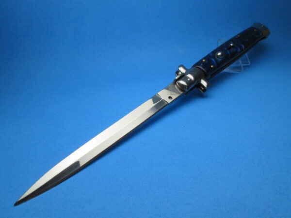 13" Blue Pearlex Dagger Italian Stiletto Clone