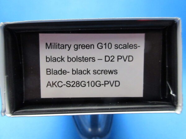AKC Shadow Green Handle Tactical