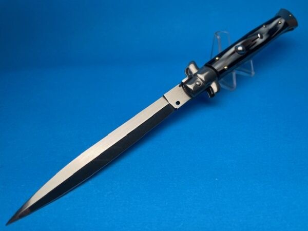 Frank Beltrame 11" Imit Buffalo Horn Dagger Switchblade - Image 2
