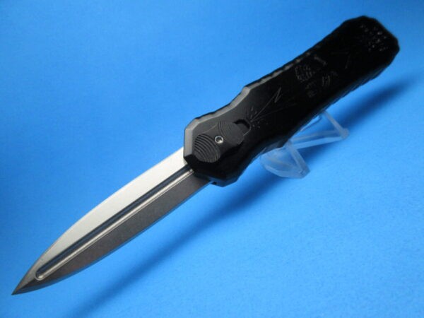 PIRANHA EXCALIBUR BLACK STONEWASHED PLAIN OTF
