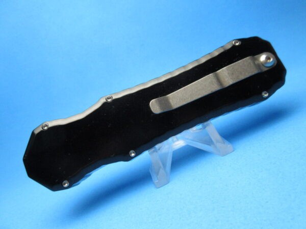 PIRANHA EXCALIBUR BLACK STONEWASHED PLAIN OTF