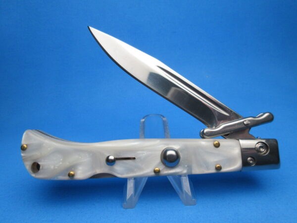 9" White Pearlex "Italian" Roma Swinguard