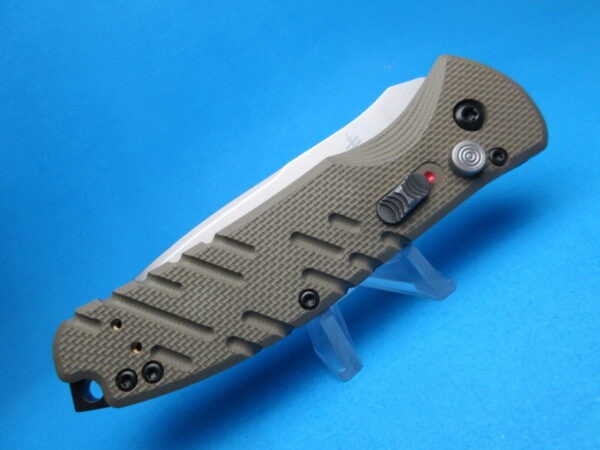 Gerber Propel Green SS Downrange Auto Tanto Point Plain-Edge Switchblade Knife