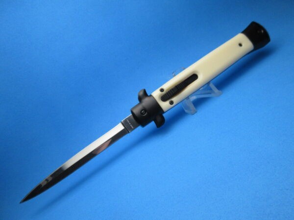 11'' Imit. Ivory Tactical Stiletto Style OTF Dagger