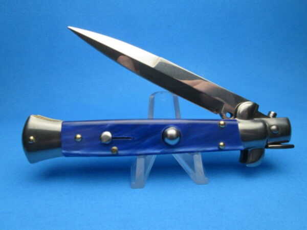 Frank Beltrame 9" Blue Pearlex Bayonet