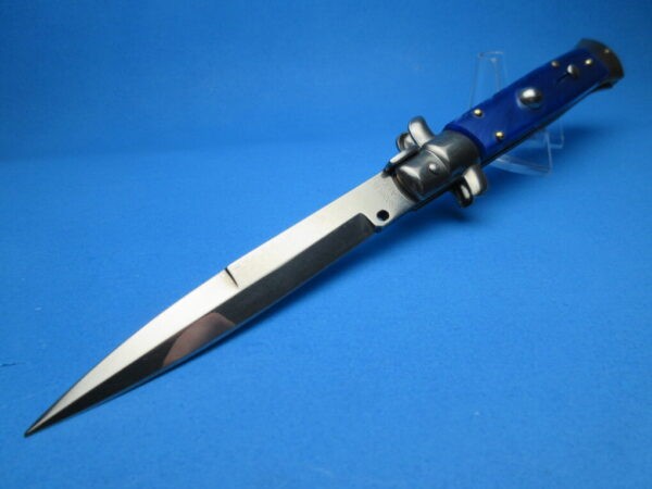 Frank Beltrame 9" Blue Pearlex Bayonet