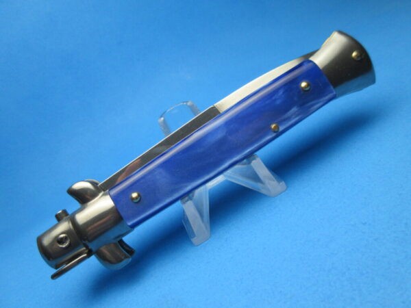 Frank Beltrame 9" Blue Pearlex Bayonet