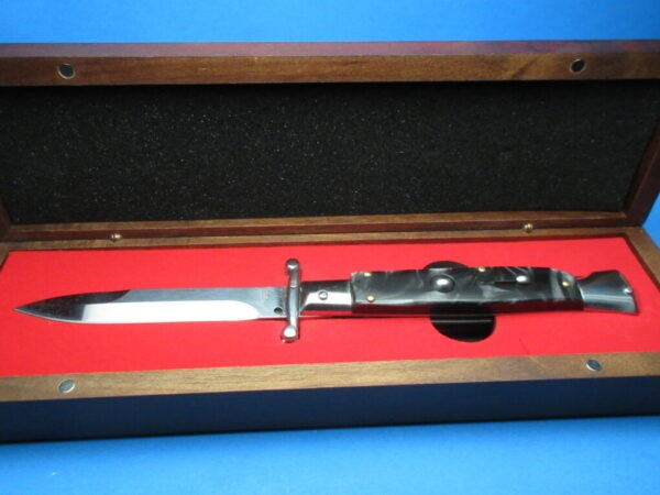 9'' AKC Black Marble Polished Bayonet Swinguard