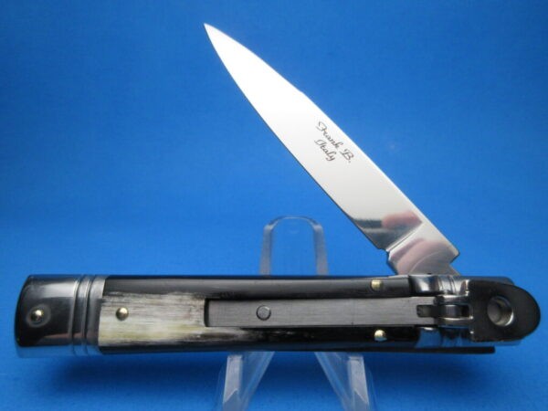 Frank Beltrame Brazilian Horn Slimline Stiletto Switchblade