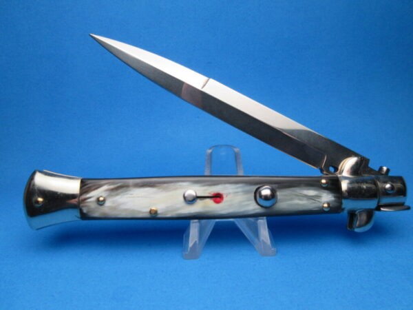 Frank Beltrame 11" Brazilian Horn Dagger Picklock Switchblade