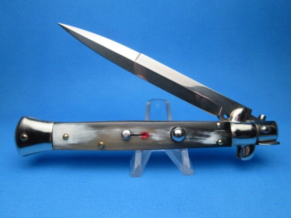 Frank Beltrame 11" Brazilian Horn Dagger Picklock Switchblade