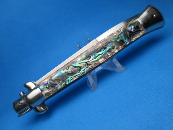 Frank Beltrame 11" Abalone Bayonet Picklock Switchblade