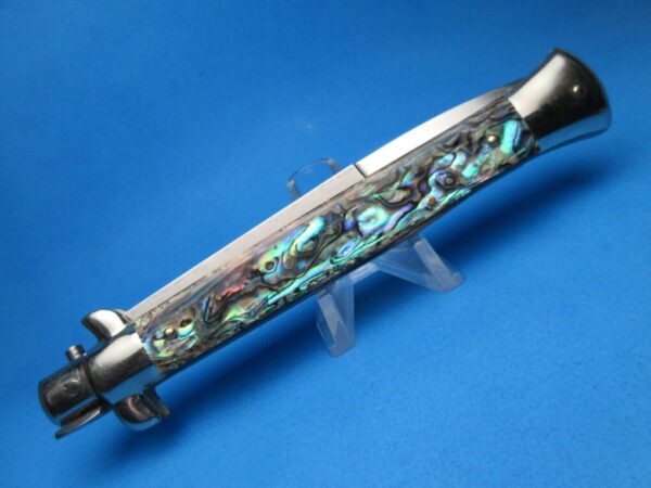 Frank Beltrame 11" Abalone Bayonet Picklock Switchblade