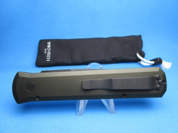 PROTECH GODFATHER GREEN HANDLE TACTICAL BLADE PLAIN EDGE
