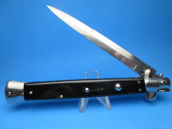 Frank Beltrame 13" Black Acrylic Bayonet Switchblade SND