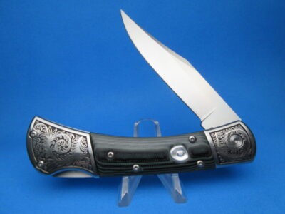 Engraved Micarta Hunter Style Auto