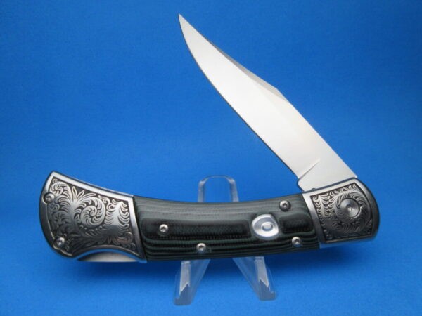 Engraved Micarta Hunter Style Auto