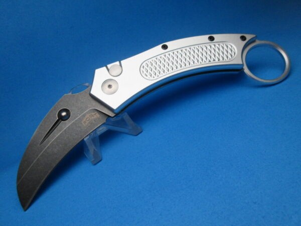 Silver Karambit Tactical Blade
