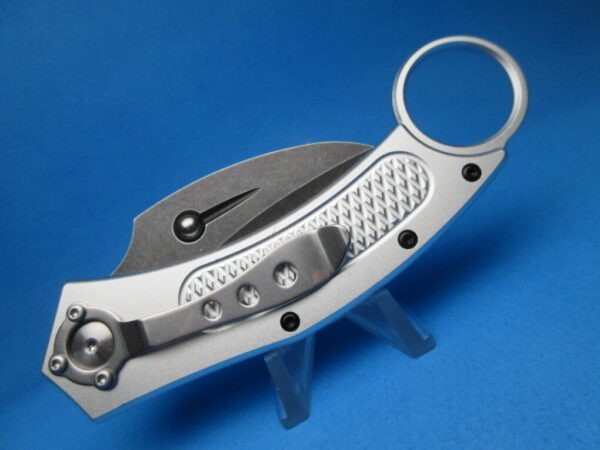 Silver Karambit Tactical Blade