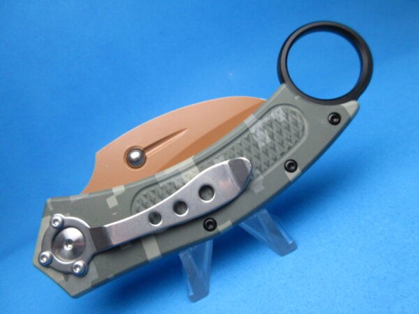 Camo Karambit Bronze Blade