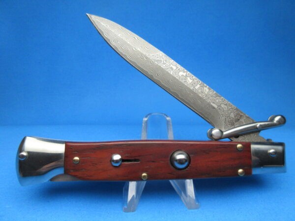 9'' AKC Rosewood Damascus Bayonet Swinguard