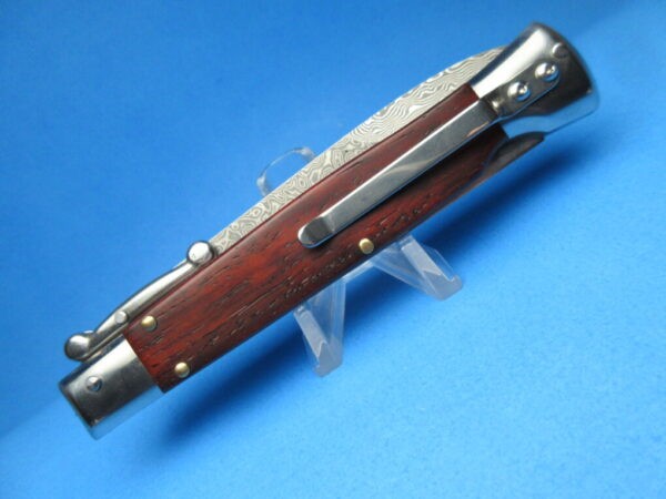 9'' AKC Rosewood Damascus Bayonet Swinguard