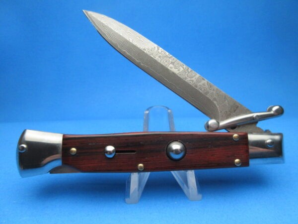 9'' AKC Cocobolo Damascus Bayonet Swinguard