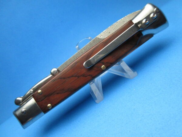 9'' AKC Cocobolo Damascus Bayonet Swinguard