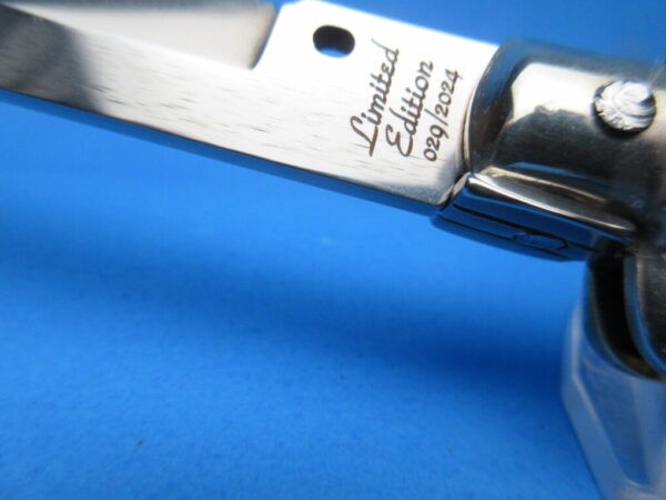 Frank Beltrame 11" Mother Of Pearl Dagger Picklock Switchblade #004