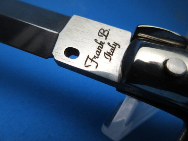 Frank Beltrame 11" Abalone Dagger Picklock Switchblade #020