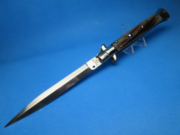Frank Beltrame 11" Brazilian Horn Dagger Picklock Switchblade #048