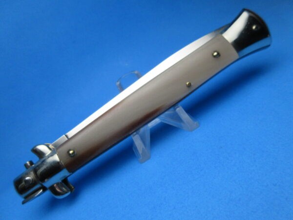 Frank Beltrame 11" Brazilian Horn Dagger Picklock Switchblade #048