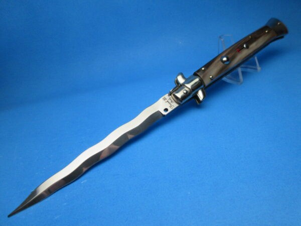 Frank Beltrame 11" French Point Kriss Picklock Switchblade #095