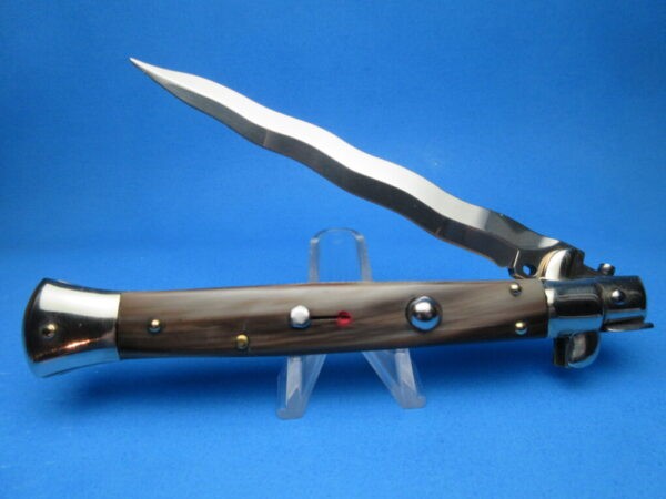 Frank Beltrame 11" French Point Kriss Picklock Switchblade #095