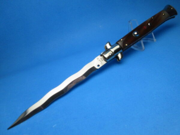 Frank Beltrame 11" French Point Kriss Picklock Switchblade #094