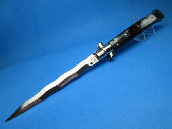 Frank Beltrame 11" Brazilian Horn Kriss Picklock Switchblade #102