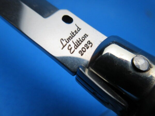 Frank Beltrame 2023 9" Abalone Bayonet Picklock Switchblade