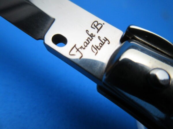 Frank Beltrame 2023 9" Brazilian Horn Bayonet Picklock Switchblade