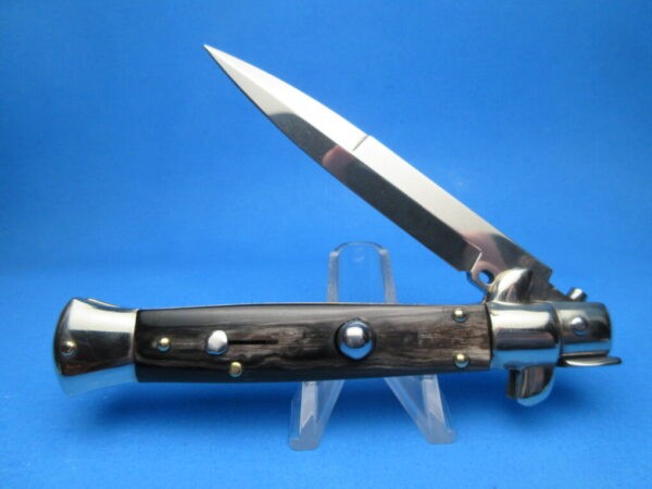 Frank Beltrame 2023 9" Brazilian Horn Bayonet Picklock Switchblade