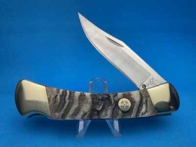 Custom Buck Nepal Sheeps Horn 110 Automatic Conversion Knife