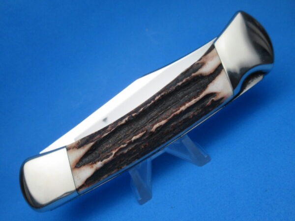 Custom Buck Stag 110 Automatic Conversion Knife #3