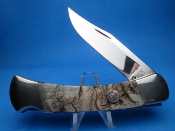 Custom Buck Nepal Sheeps Horn 110 Automatic Conversion Knife