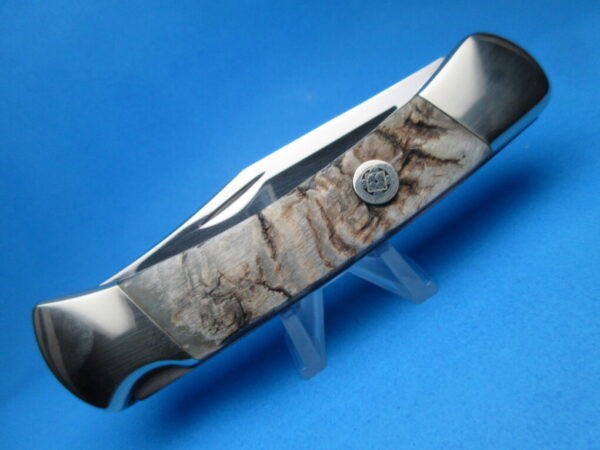 Custom Buck Nepal Sheeps Horn 110 Automatic Conversion Knife