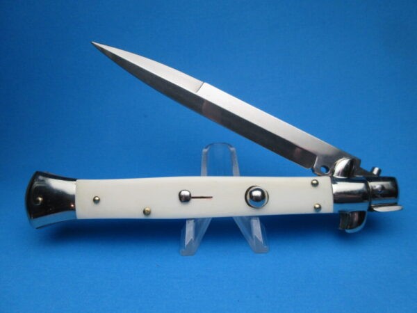 Frank Beltrame 11" Camelbone Bayonet Picklock Switchblade