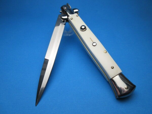 Frank Beltrame 11" Camelbone Bayonet Picklock Switchblade