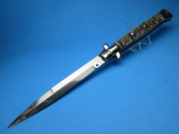 Frank Beltrame 11" Rams Horn Bayonet Red Dot Picklock Switchblade