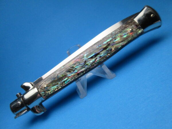 Frank Beltrame 11" Abalone Dagger Picklock Switchblade