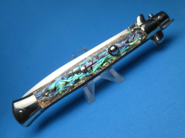 Frank Beltrame 11" Abalone Dagger Picklock Switchblade