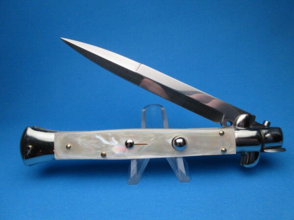 Frank Beltrame 11" Mother Of Pearl Dagger Picklock Switchblade