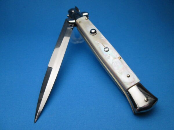 Frank Beltrame 11" Mother Of Pearl Dagger Picklock Switchblade
